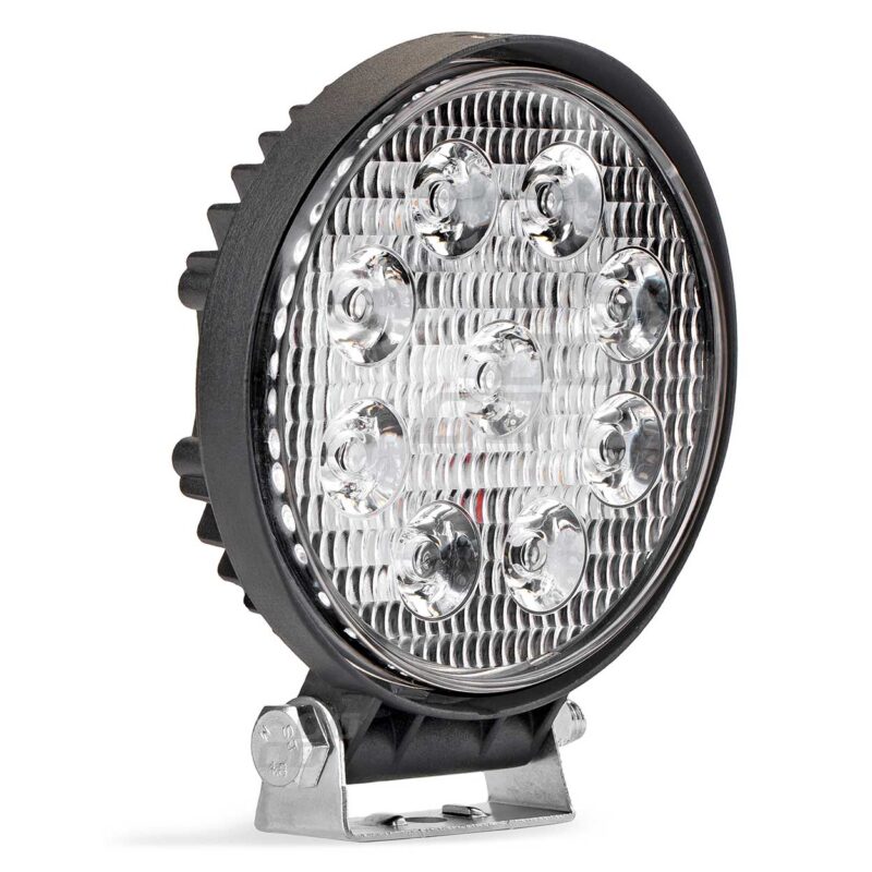 Proiector LED pentru Off-Road, atv, ssv, culoare 6500K, led flood, 27W, tensiune 9 – 36V, diametru Ø110 mm