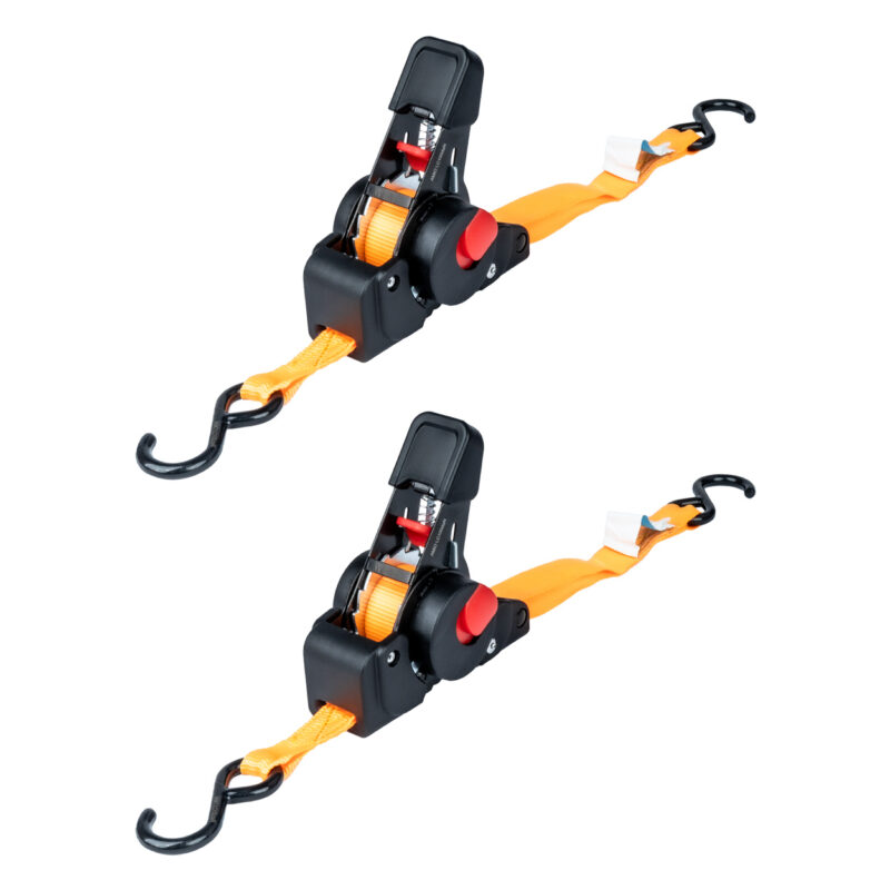 Set 2 x Chingi de asigurare marfa cu retractare automata, 200kg, dimensiune 18mm x 2m, model s-type, avx-am03323