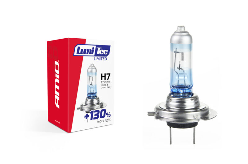 Bec halogen H7 12V 55W LumiTec limited + 130%