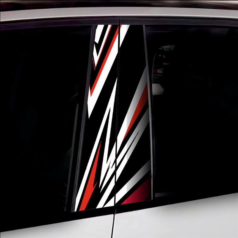 Set 2 stickere decorative pentru stalpii usilor, print autoadeziv de inalta rezolutie, dimensine 2 buc x 50 x 22 cm , cod: avx-ssu-29