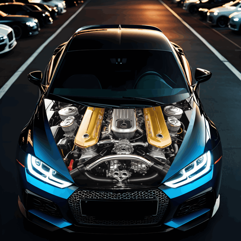 Folie Capota Auto „Hood Art” rezistenta la exterior, marime L (180 x 130cm) – Cod: avx-capota-018L