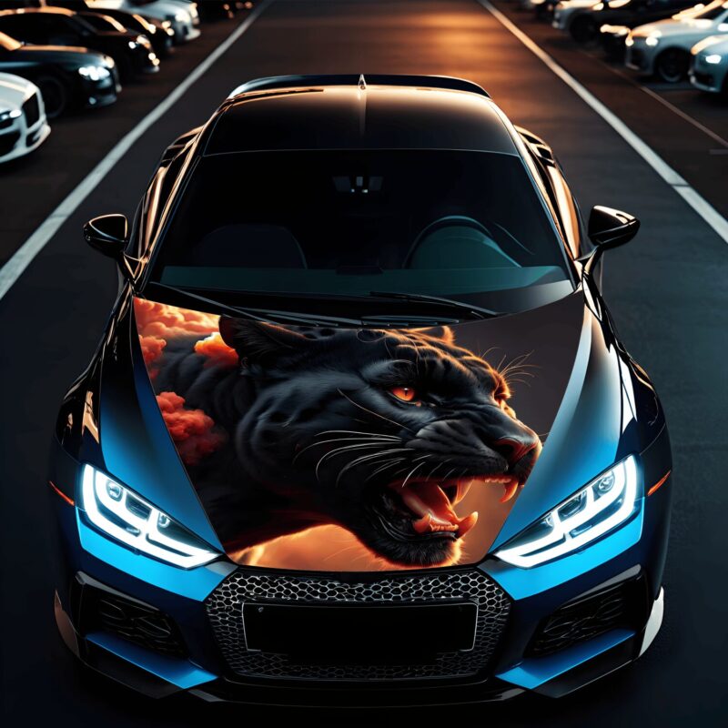 Folie Capota Auto „Hood Art” rezistenta la exterior, marime L (180 x 130cm) – Cod: avx-capota-028L