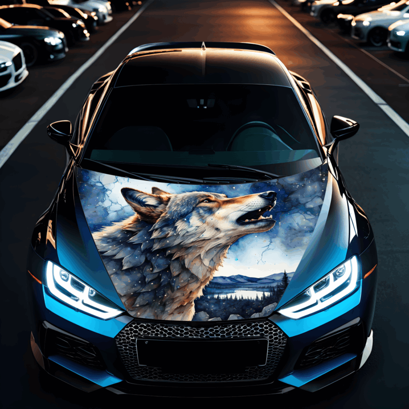 Folie Capota Auto „Hood Art” rezistenta la exterior, marime S (150 x 110cm) – Cod: avx-capota-030S