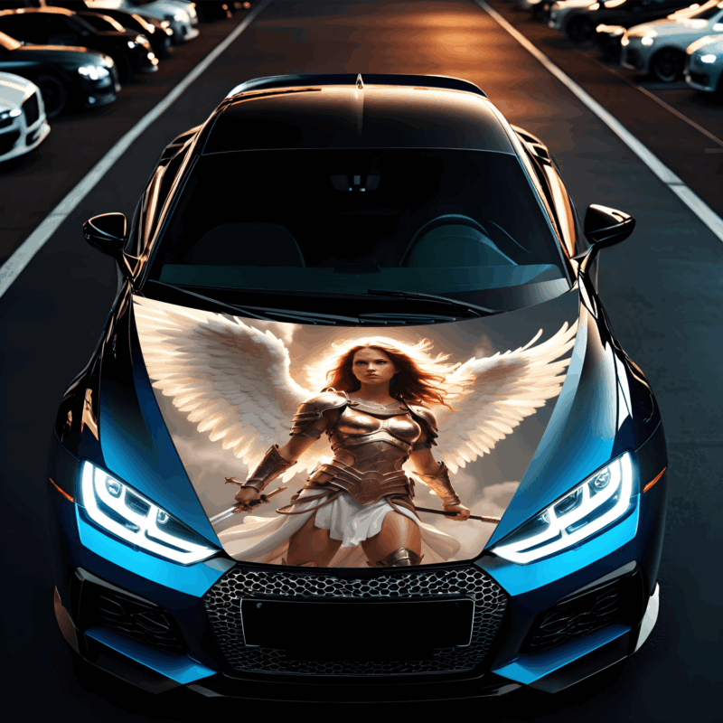 Folie Capota Auto „Hood Art” rezistenta la exterior, marime M (165 x 120cm) – Cod: avx-capota-003M