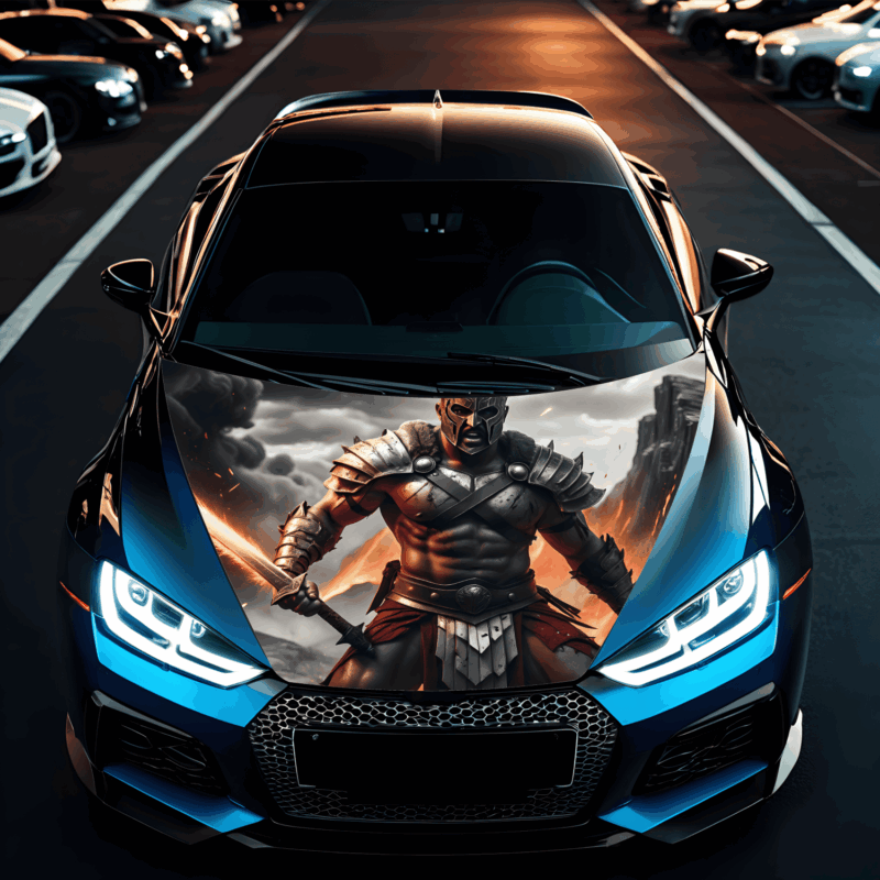 Folie Capota Auto „Hood Art” rezistenta la exterior, marime S (150 x 110cm) – Cod: avx-capota-007S