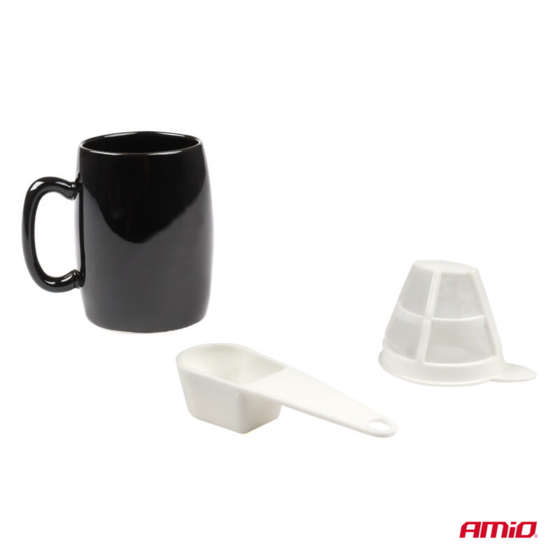 Cafetiera auto pentru tir, camion, Autocar, alimentare 24V, putere 250W, volum 150ml