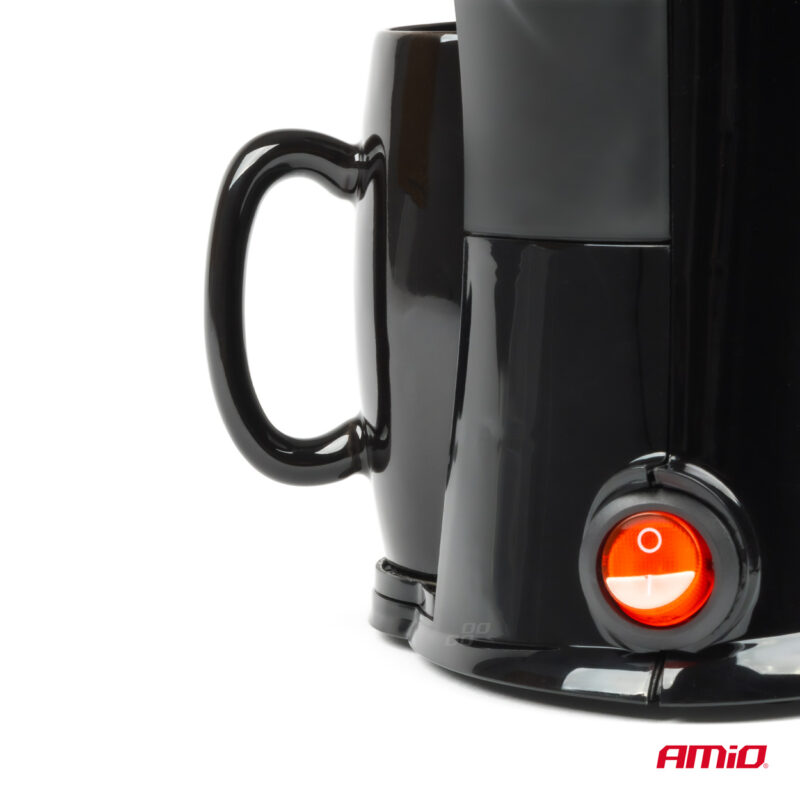 Cafetiera auto pentru tir, camion, Autocar, alimentare 24V, putere 250W, volum 150ml