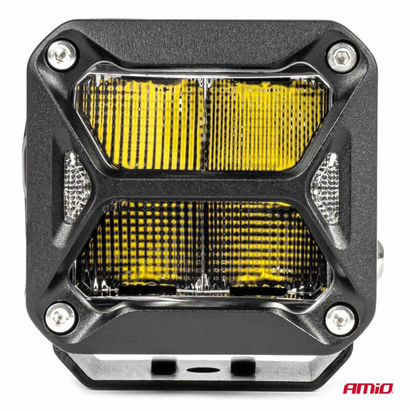 Proiector LED „Pro series” cu doua functii pentru Off-Road, atv, ssv, putere 58W, 7200lm, culoare 6000K, tensiune 10-30V, dimensiuni 107 x 102 x 86 mm