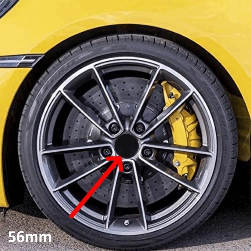 Set 4 capace centrale pentru jante aliaj, diametru 56 mm, culoare negru