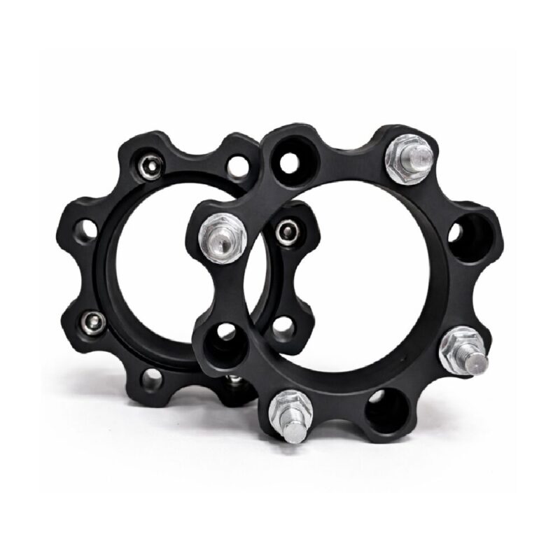 Set 2 buc. Distantiere Roti ATV din Aluminiu Forjat, grosime 50mm, distanta prezoane 4 x 136mm, gaura centrare 120mm, piulite M12 x 1,5