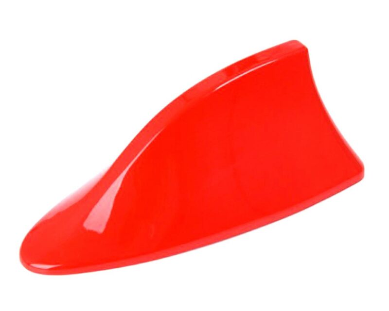 Antena auto activa AM – FM tip „Shark tail” culoare ROSU