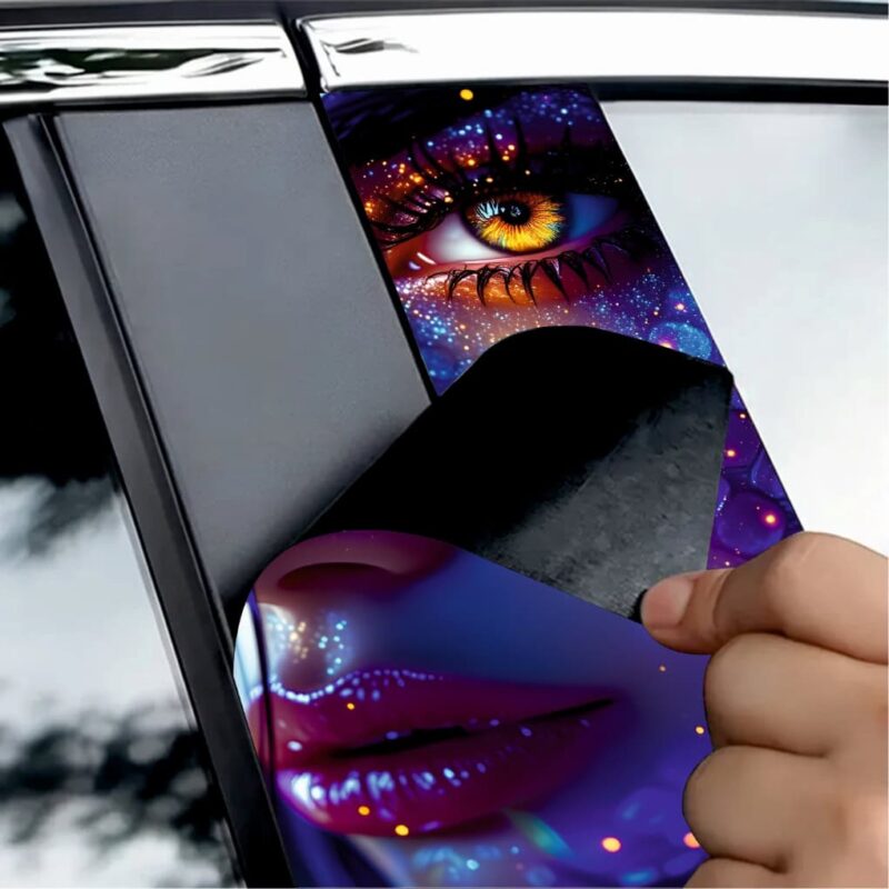 Set 2 stickere decorative pentru stalpii usilor, print autoadeziv de inalta rezolutie, dimensine 2 buc x 50 x 22 cm , cod: avx-ssu-03