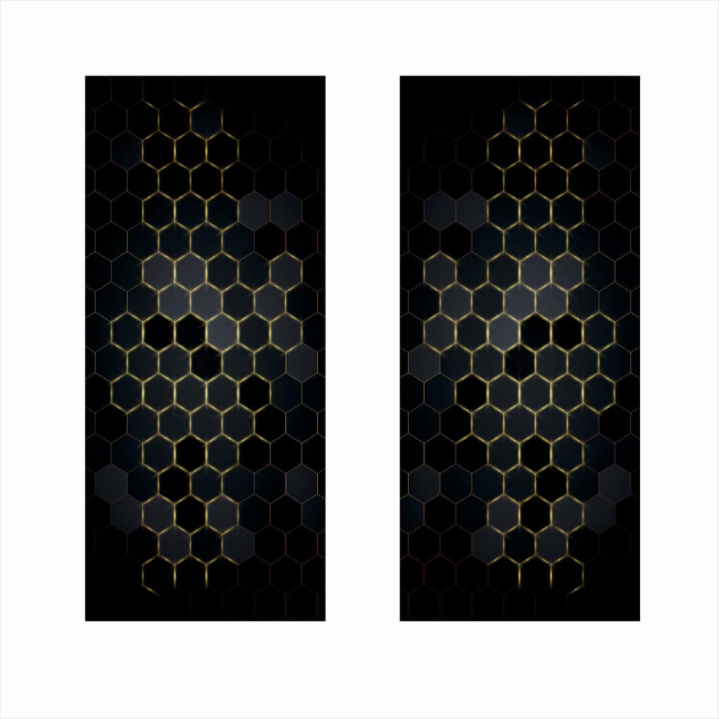 Set 2 stickere decorative pentru stalpii usilor, print autoadeziv de inalta rezolutie, dimensine 2 buc x 50 x 22 cm , cod: avx-ssu-04