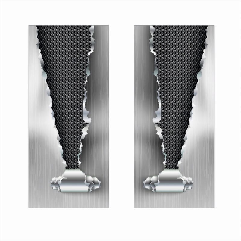 Set 2 stickere decorative pentru stalpii usilor, print autoadeziv de inalta rezolutie, dimensine 2 buc x 50 x 22 cm , cod: avx-ssu-06