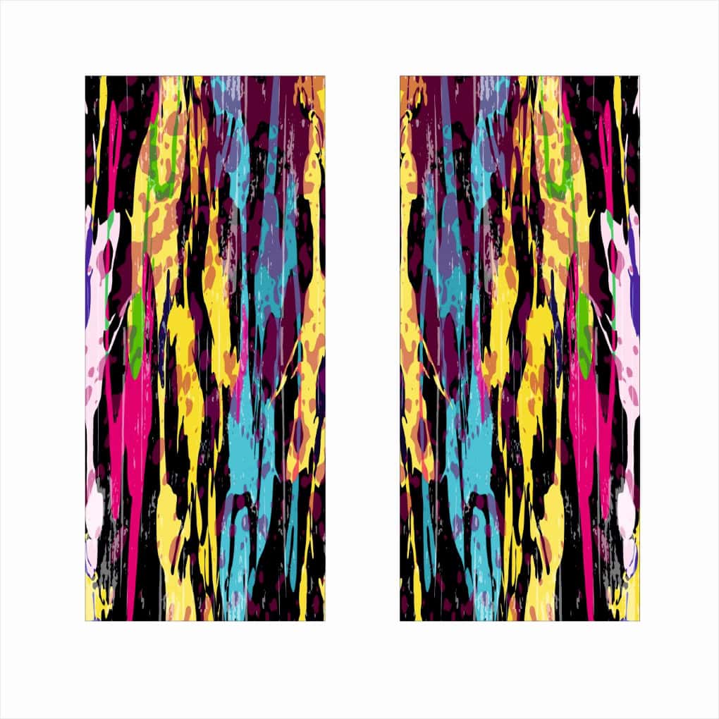 Set 2 stickere decorative pentru stalpii usilor, print autoadeziv de inalta rezolutie, dimensine 2 buc x 50 x 22 cm , cod: avx-ssu-19