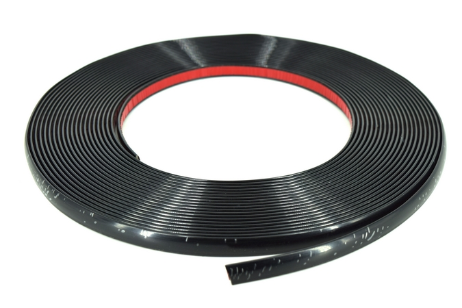 Rola Ornament autoadeziv, 12mm x 15m, culoare Negru Lucios