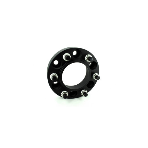 Distantier janta auto 5×139,7, grosime 50mm, culoare negru, cu piulite incluse, diametru central 108.1