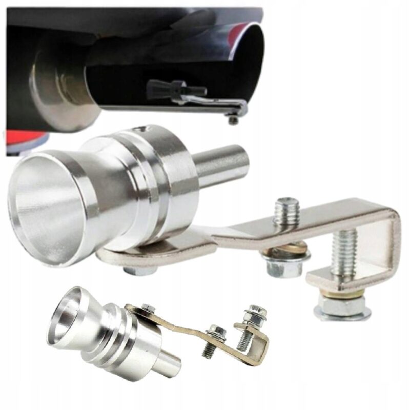 Fluier din aluminiu pentru toba marime S, compatibil cu motoare intre 1000 – 1600 cc