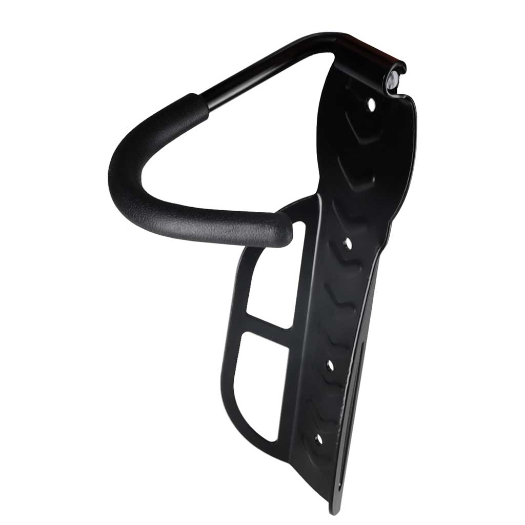 Suport pentru bicicleta cu prindere pe perete, rabatabil, metalic, culoare Neagra