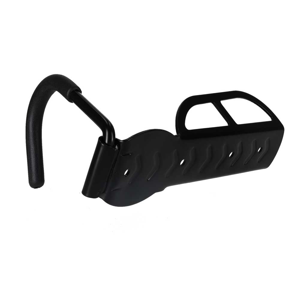 Suport pentru bicicleta cu prindere pe perete, rabatabil, metalic, culoare Neagra
