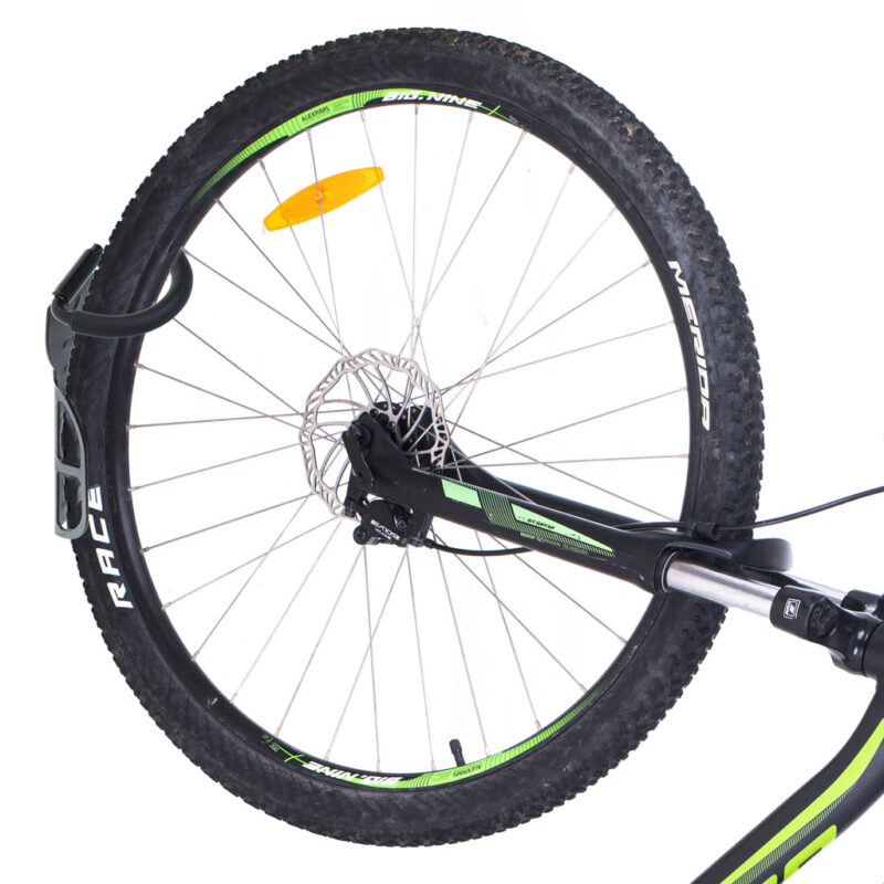 Suport pentru bicicleta cu prindere pe perete, rabatabil, metalic, culoare Neagra
