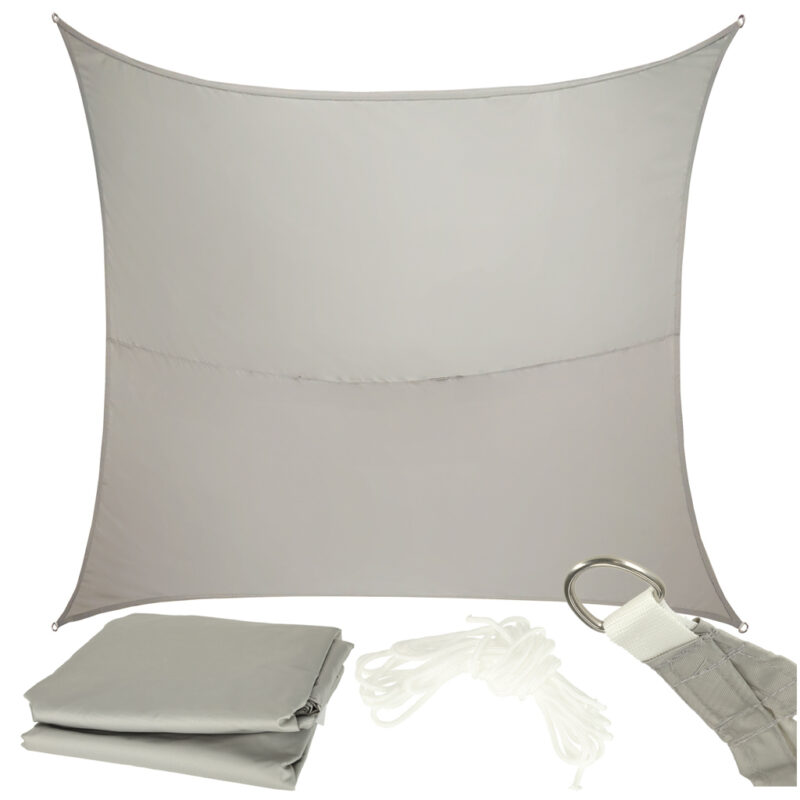 Umbrar de gradina dreptiunghiular, impermeabil, culoare Gri, dimensiune 4 x 3 m