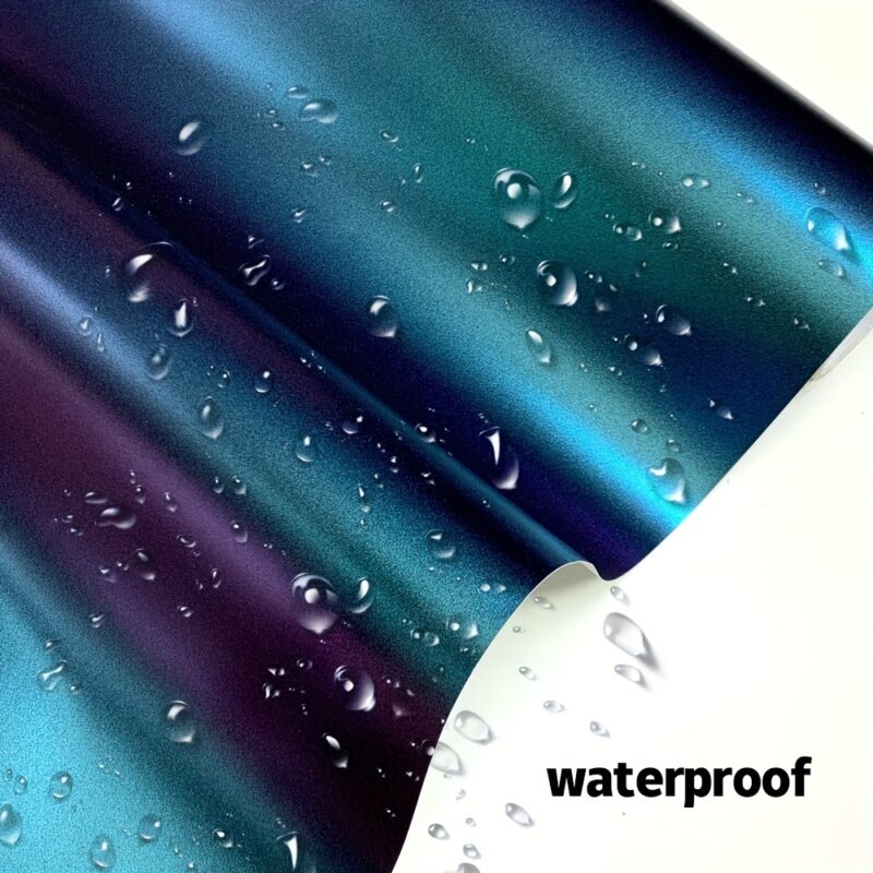 Folie auto Cameleon Albastru/Violet pentru colantare integrala, Termoplastica, cu tehnologie „Bubble free”, finisaj Lucios, dimensiune 3,0m x 1,52m