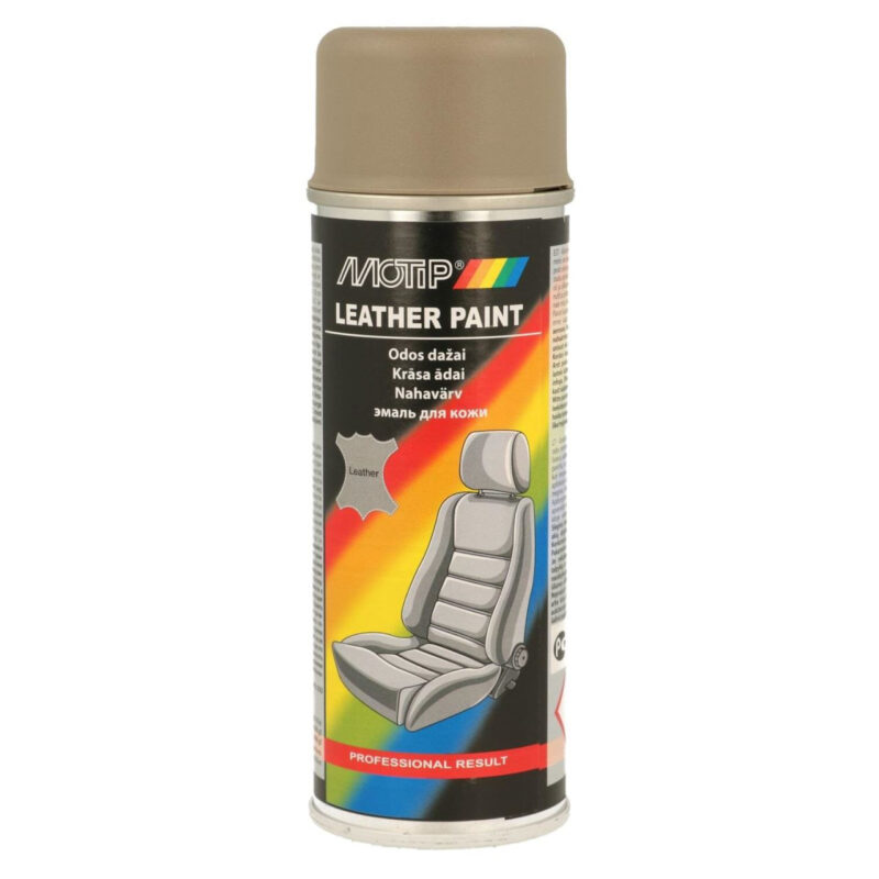Motip spray vopsea pentru piele bej-gri 200 ML