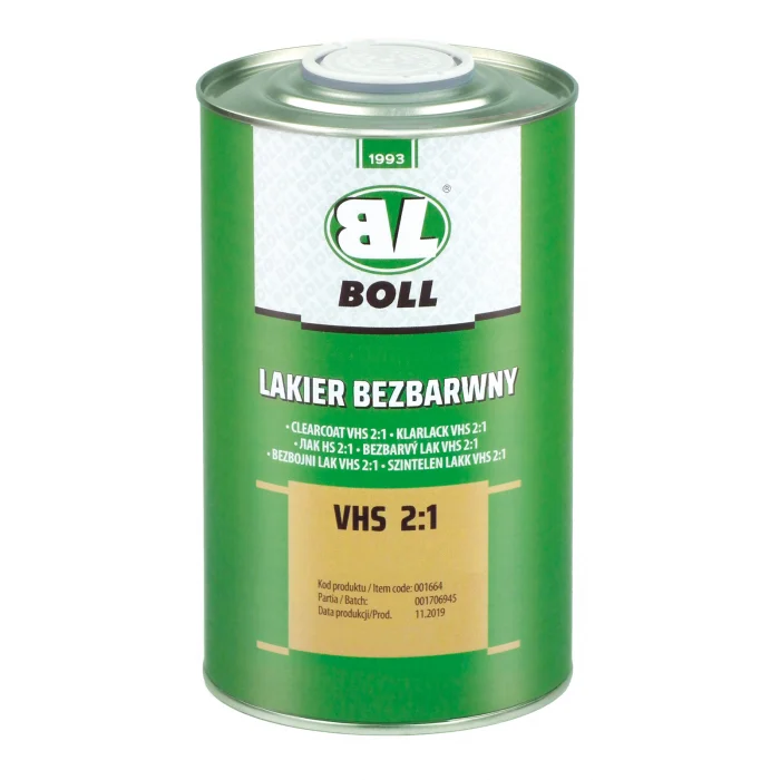 Boll lac VHS 2:1 Scratch Resistant 1l
