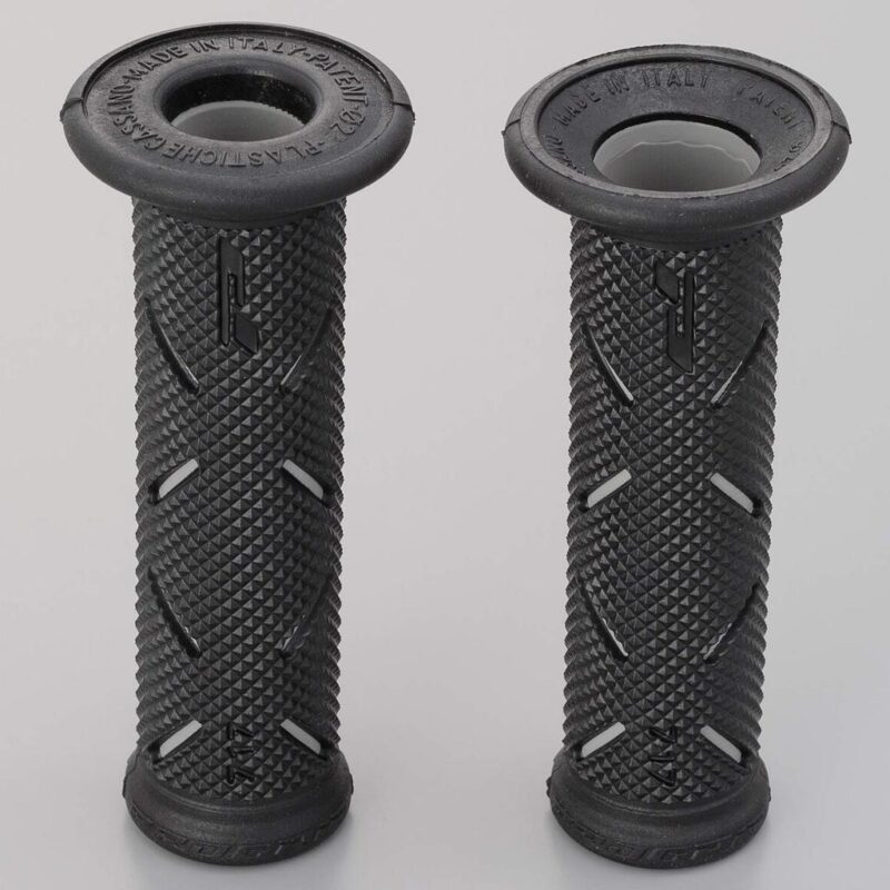 Set 2 buc. Manere Moto/ATV din cauciuc antiderapant, universale, culoare Neagra