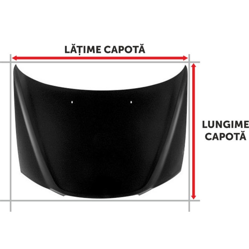 Folie Capota Auto „Hood Art” rezistenta la exterior, marime M (165 x 120cm) – Cod: avx-capota-006M
