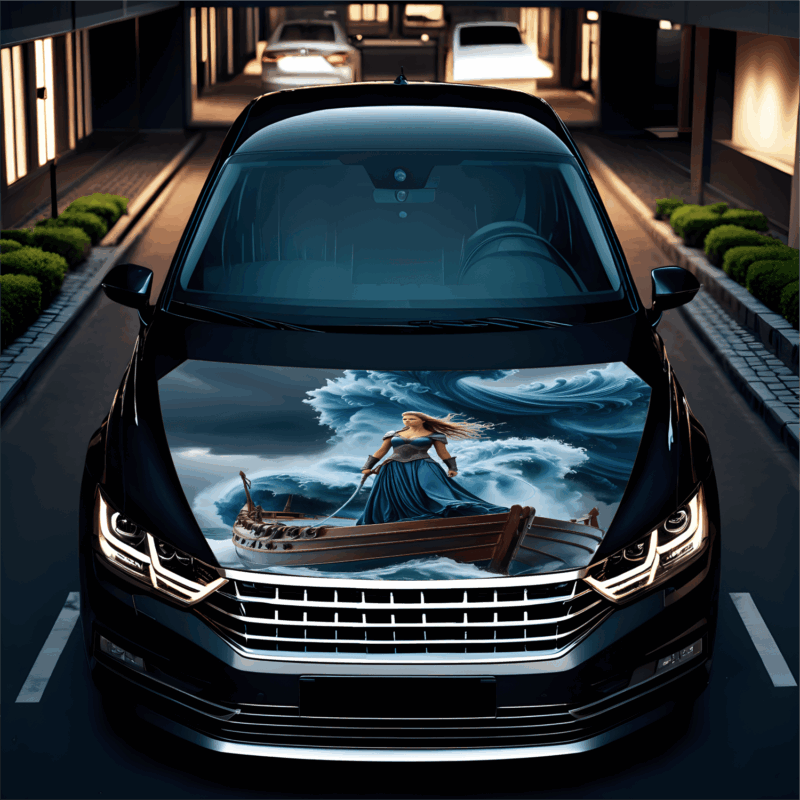 Folie Capota Auto „Hood Art” rezistenta la exterior, marime S (150 x 110cm) – Cod: avx-capota-013S