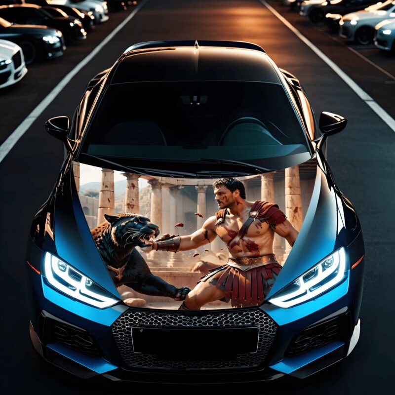 Folie Capota Auto „Hood Art” rezistenta la exterior, marime S (150 x 110cm) – Cod: avx-capota-015S