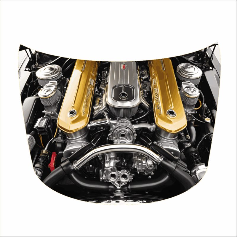 Folie Capota Auto „Hood Art” rezistenta la exterior, marime S (150 x 110cm) – Cod: avx-capota-018S