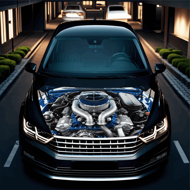 Folie Capota Auto „Hood Art” rezistenta la exterior, marime M (165 x 120cm) – Cod: avx-capota-019M