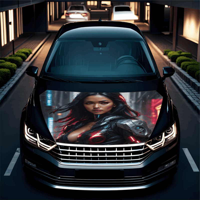 Folie Capota Auto „Hood Art” rezistenta la exterior, marime L (180 x 130cm) – Cod: avx-capota-001L