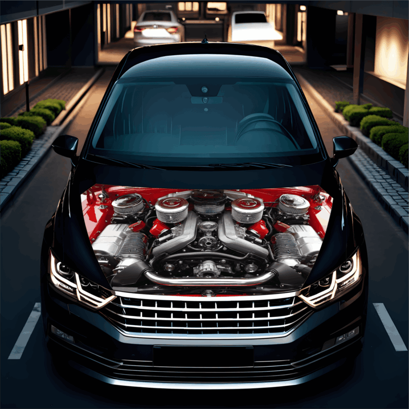 Folie Capota Auto „Hood Art” rezistenta la exterior, marime L (180 x 130cm) – Cod: avx-capota-020L