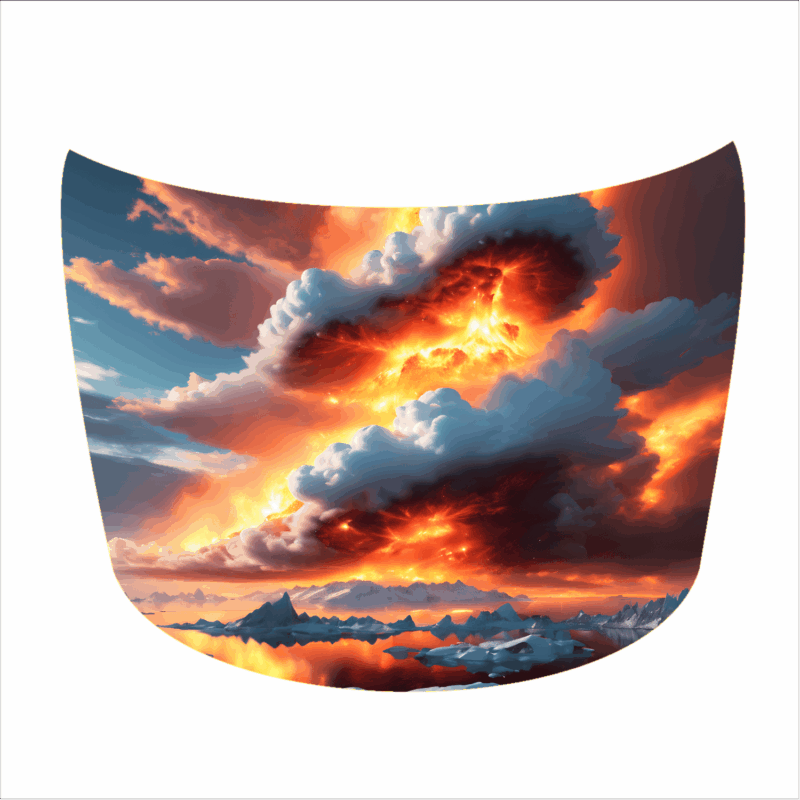 Folie Capota Auto „Hood Art” rezistenta la exterior, marime M (165 x 120cm) – Cod: avx-capota-024M
