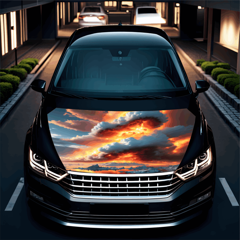 Folie Capota Auto „Hood Art” rezistenta la exterior, marime M (165 x 120cm) – Cod: avx-capota-024M