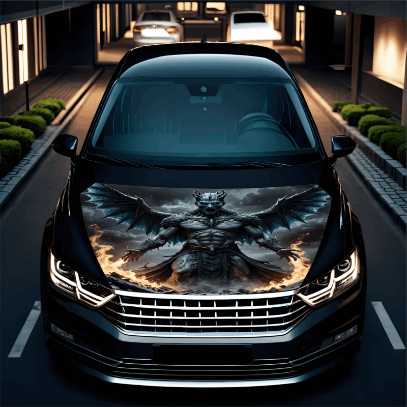 Folie Capota Auto „Hood Art” rezistenta la exterior, marime L (180 x 130cm) – Cod: avx-capota-026L