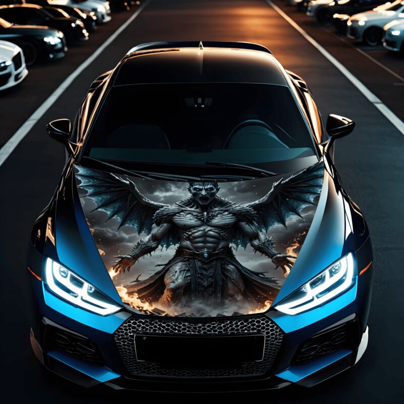 Folie Capota Auto „Hood Art” rezistenta la exterior, marime L (180 x 130cm) – Cod: avx-capota-026L