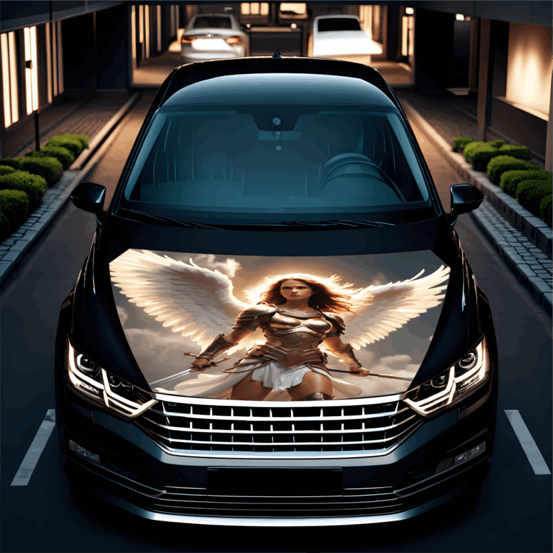 Folie Capota Auto „Hood Art” rezistenta la exterior, marime M (165 x 120cm) – Cod: avx-capota-003M