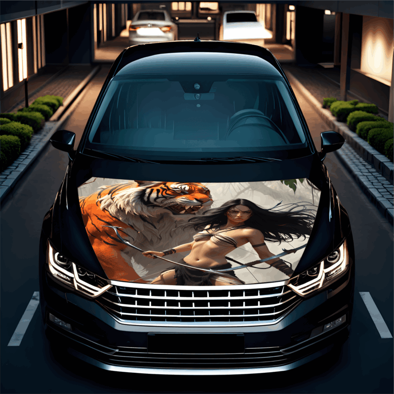 Folie Capota Auto „Hood Art” rezistenta la exterior, marime L (180 x 130cm) – Cod: avx-capota-004L