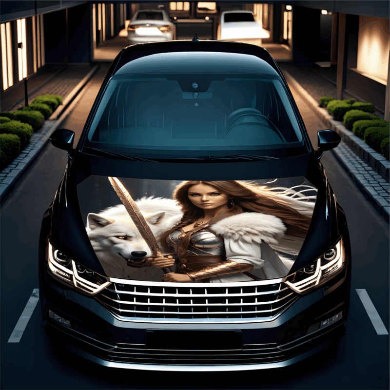 Folie Capota Auto „Hood Art” rezistenta la exterior, marime M (165 x 120cm) – Cod: avx-capota-006M