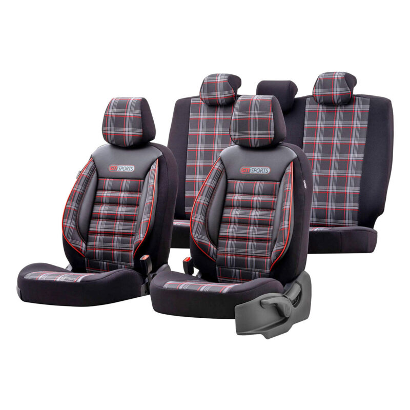 Set huse scaun auto premium, universale, nefractionate, otom gti sport 801