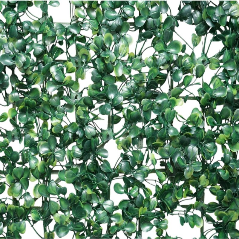 Panou Decorativ Gard viu artificial cu frunze mici, culoare verde, dimensiune 40 x 60cm