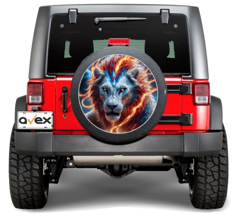 Sticker Auto „Roata de Rezerva” rezistenta la intemperii si raze UV, diametru 55 cm, Cod: avx-rr05