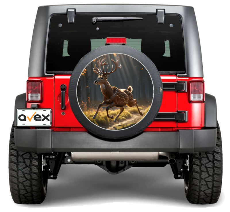 Sticker Auto „Roata de Rezerva” rezistenta la intemperii si raze UV, diametru 55 cm, Cod: avx-rr07