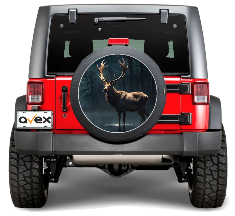 Sticker Auto „Roata de Rezerva” rezistenta la intemperii si raze UV, diametru 55 cm, Cod: avx-rr08
