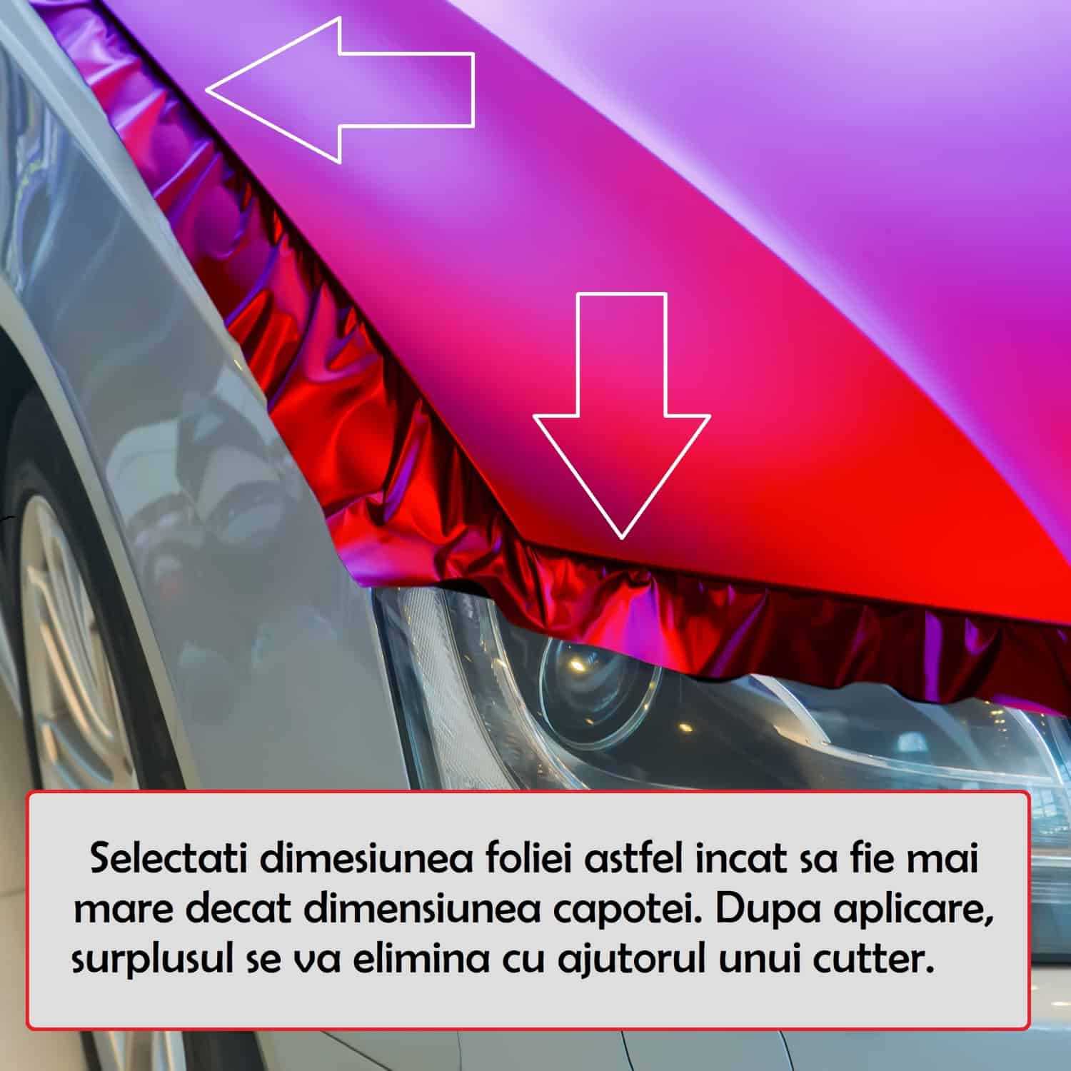 Folie Capota Auto „Hood Art” rezistenta la exterior, marime L (180 x 130cm) – Cod: avx-capota-009L
